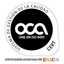 Certificado ISO:9001 de Yaco, S.L.