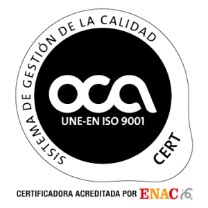 Logo Certificado de Calidad ISO 9001 Yaco S.L.