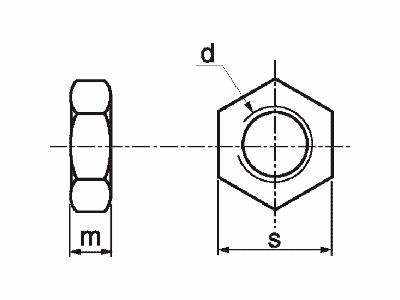 Tuerca DIN 439 ISO-4035-36