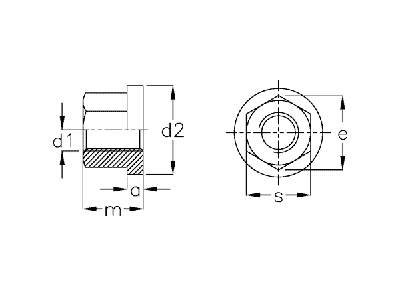 Tuerca DIN 6331