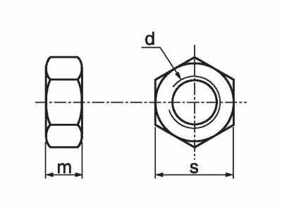 Tuerca DIN 934 ISO-4032-33