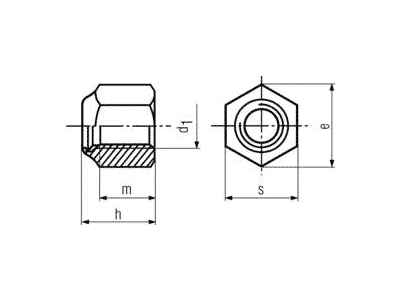 Tuerca DIN 982 ISO-7040/10512