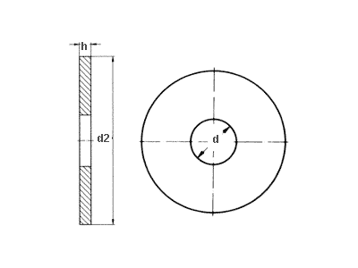 Arandela DIN 440