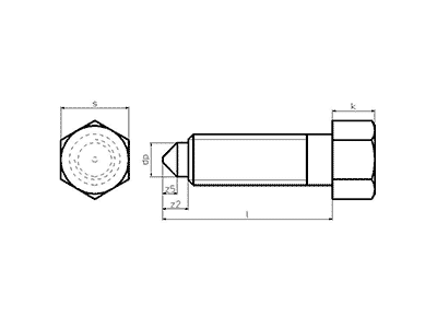 Tornillo DIN 564