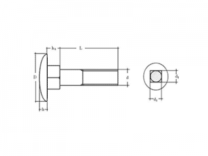 Tornillo DIN 603 ISO-8677