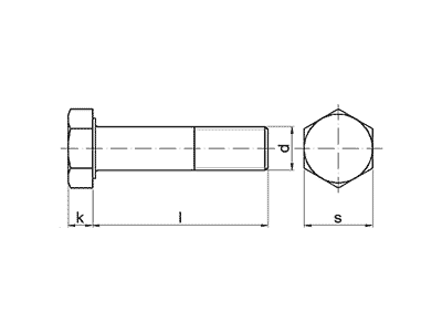 Tornillo DIN-6914 - ISO-7412