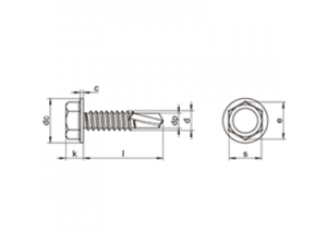 Tornillo DIN 7504K