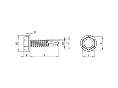 Tornillo DIN 7504K