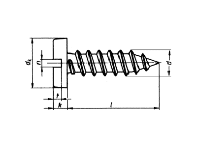 Tornillo DIN7971-ISO-1481