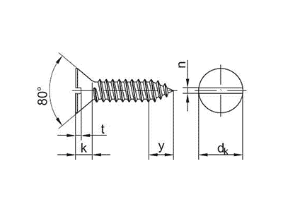 Tornillo DIN7972-ISO-1482