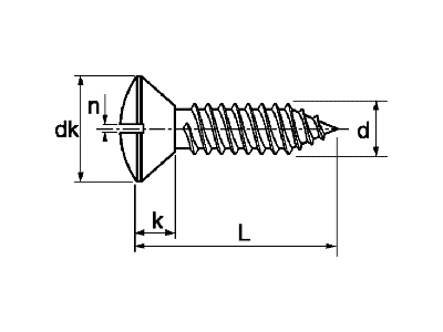 Tornillo DIN 7973-ISO-1483