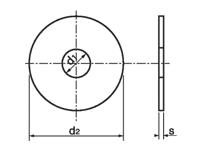 Arandela DIN-9021 ISO-7093