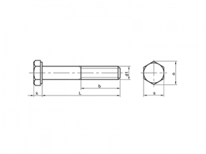 Tornillo DIN 931- SO-4014