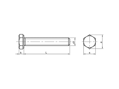 Tornillo DIN 933- SO-4017