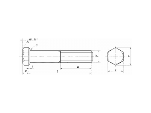 Tornillo DIN 960-ISO 8765