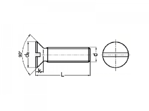 Tornillo DIN 963-ISO-2009