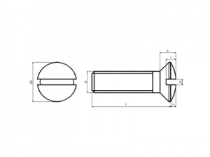 Tornillo DIN 964-ISO-2010